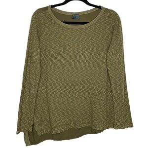 Anthro Left of Center Medora Top in Olive